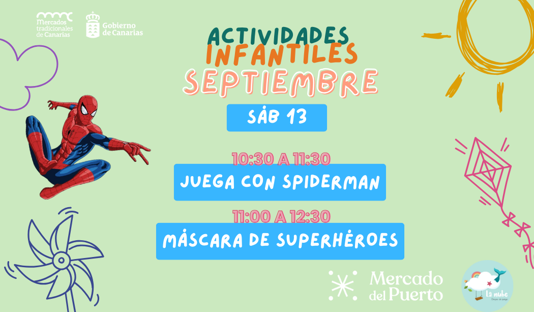 ACT INFANTILES SEPT 13 WEB MERCADO DEL PUERTO